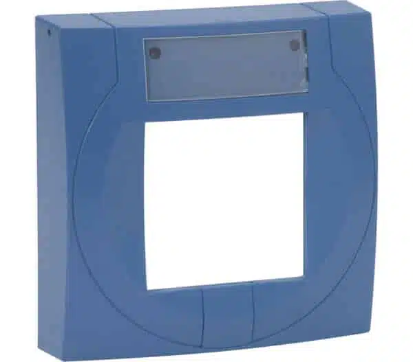 Handmelder kleines Gehäuse blau, ähnlich RAL 5015