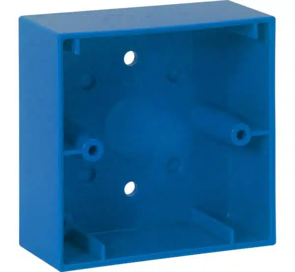 Montagegehäuse aP für kleine Handmelder blau, ähnlich RAL 5015