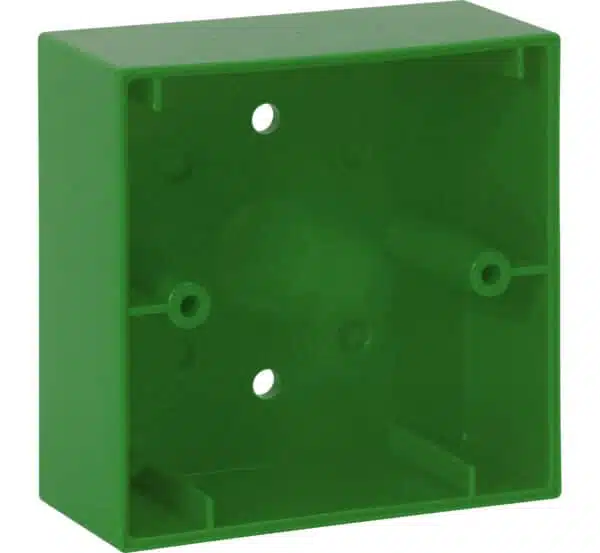 Montagegehäuse aP für kleine Handmelder grün, ähnlich RAL 6002