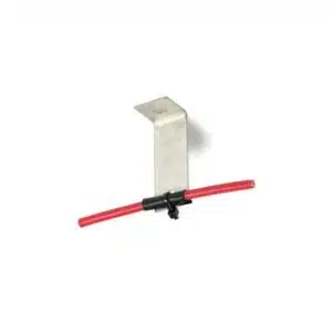 762256 Edelstahl L-Clip und Silikonhülse 180°C, für Montage der Sensorkabel