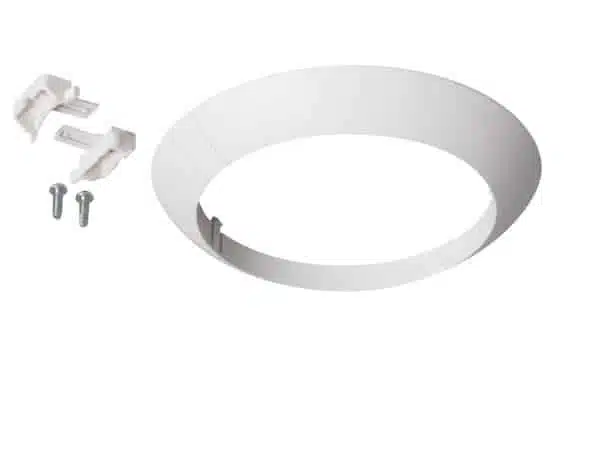 4" Abdeckring inkl. Befestigungsösen für IQ8Quad Meldersockel