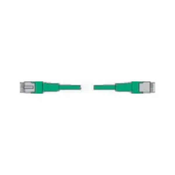 Eingangskabel DOM - Verstärker Patchkabel RJ45 0,5 m grün