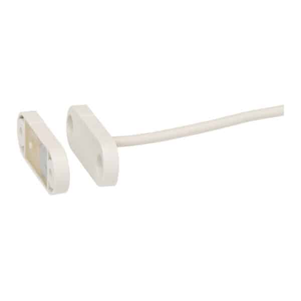 Universal-Reedkontakt, slimline "Z" VdS:G101528 ws/6 m,Kl.B,inkl.Magn.