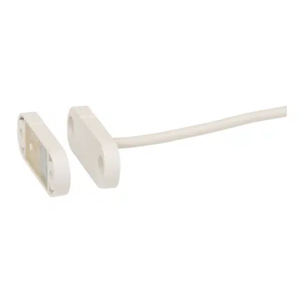 Universal-Reedkontakt, slimline "Z" VdS:G101528 ws/6 m,Kl.B,inkl.Magn.