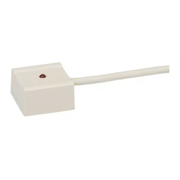 Mini-Glasbruchsensor "Z", ws, Kl. B VdS: G182513, Kabellänge 6 m