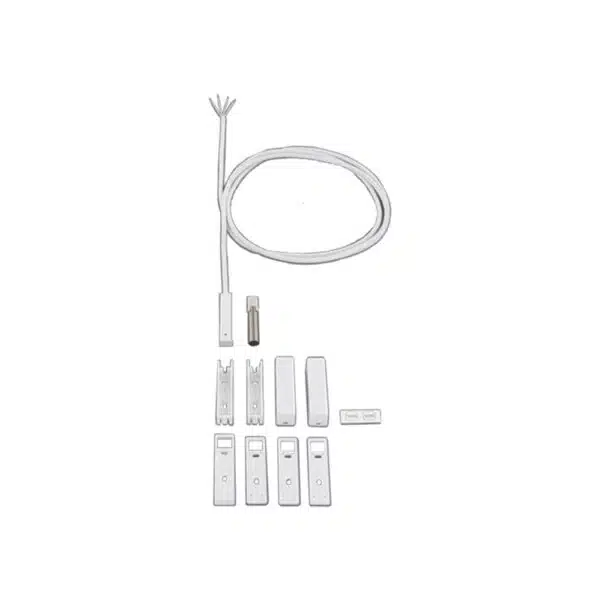 Aufbaumagnetkontakt, 2m, weiß, VdS G109044, Klasse C, EN 50131-2-6 Grad 3