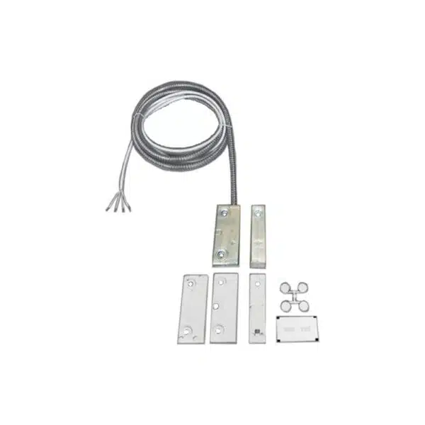 Aufbaumagnetkontakt im Zinkdruckgehäuse, 2m, Zink, VdS G109044, Klasse C, EN 50131-2-6 Grad 3