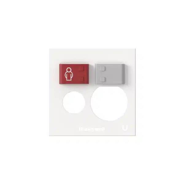 Abdeckplatte Betteneinheit, magnetisches Stecksystem, DIN7 | rot & grau