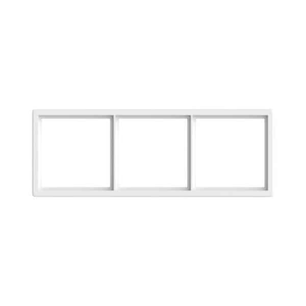 Rahmen 3-fach für Abdeckplatten | Systevo Call Ackermann