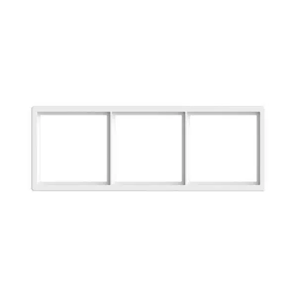 Rahmen 3-fach für Abdeckplatten | Systevo Call Ackermann