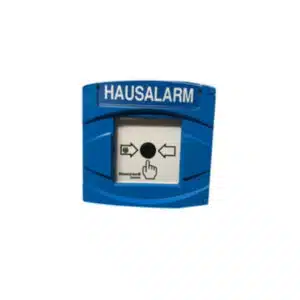 Handfeuermelder mit Isolator – Ringbus | blau – Artikel MI-DKMEB-I | HON Security and Fire Distribution GmbH