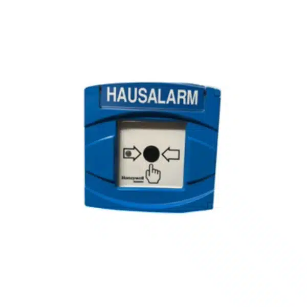 Handfeuermelder mit Isolator – Ringbus | blau – Artikel MI-DKMEB-I | HON Security and Fire Distribution GmbH