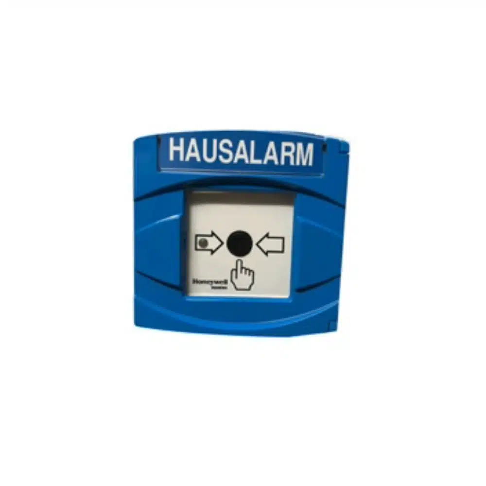 Handfeuermelder mit Isolator – Ringbus | blau – Artikel MI-DKMEB-I | HON Security and Fire Distribution GmbH