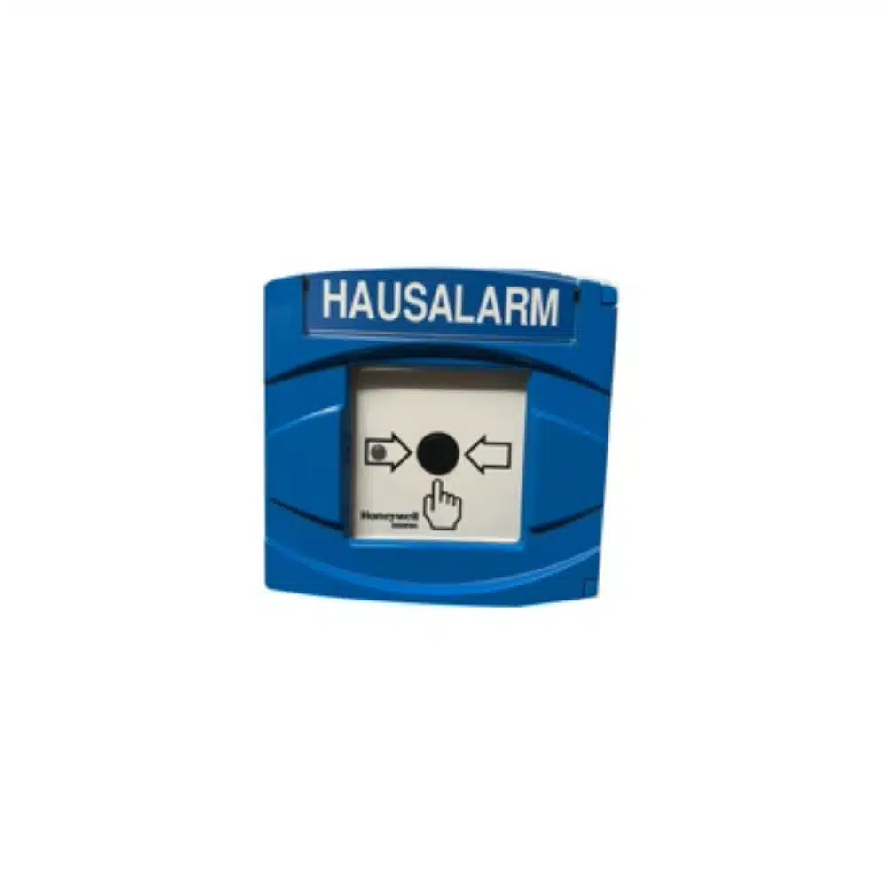 Handfeuermelder mit Isolator für den NOTIFIER Ringbus, Farbe: blau – Artikel NFXI-DKME-B | HON Security and Fire Distribution GmbH